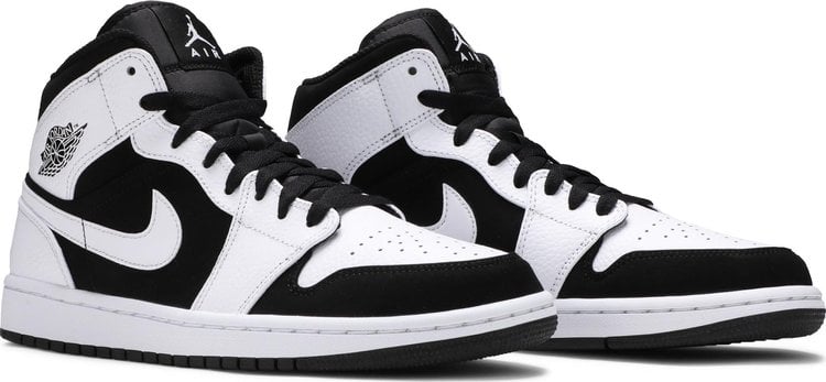 Nike air jordan 1 retro mid gs top tuxedo