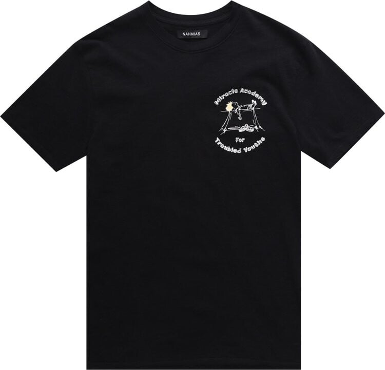 

Футболка Nahmias Troubled Youth Academy T-Shirt 'Black', черный