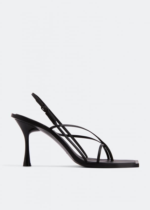 

Сандалии STUDIO AMELIA Slingshot 90 heel sandals, черный