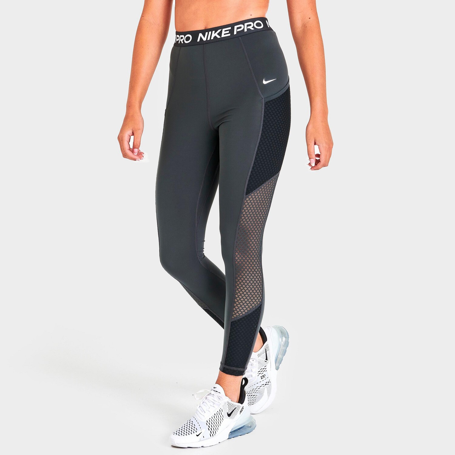 

Женские тайтсы для тренинга Nike Pro Dri-FIT, серый