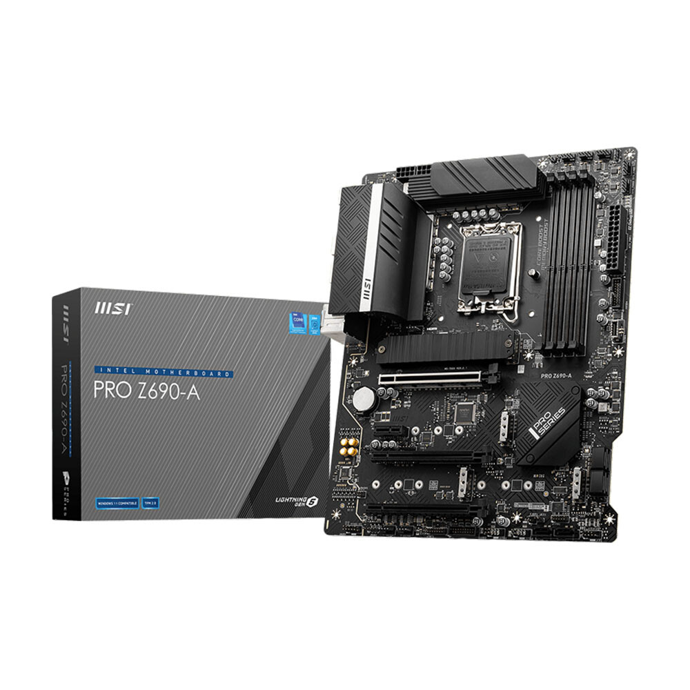 

Материнская плата MSI PRO Z690-A, DDR5, черный
