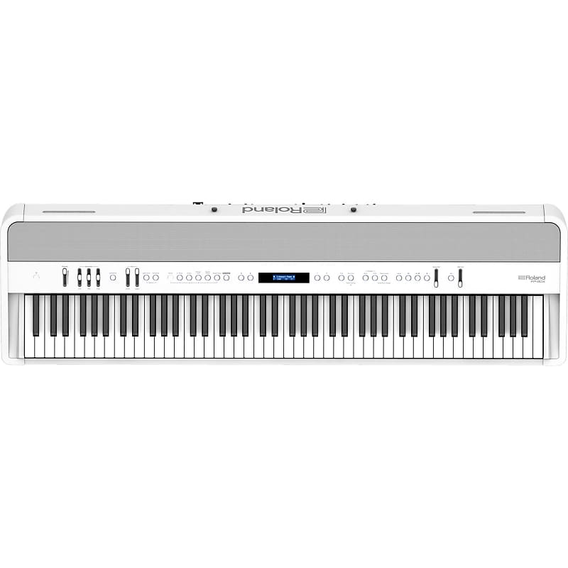 цена Флагманское портативное пианино Roland FP-90X-WH со встроенными динамиками и Bluetooth — белое