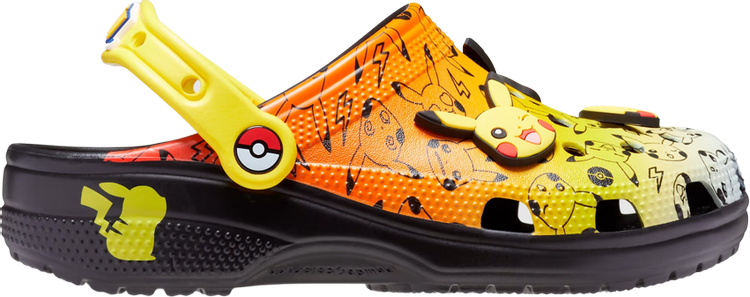 Кроссовки Pokémon x Classic Clog Pikachu, оранжевый