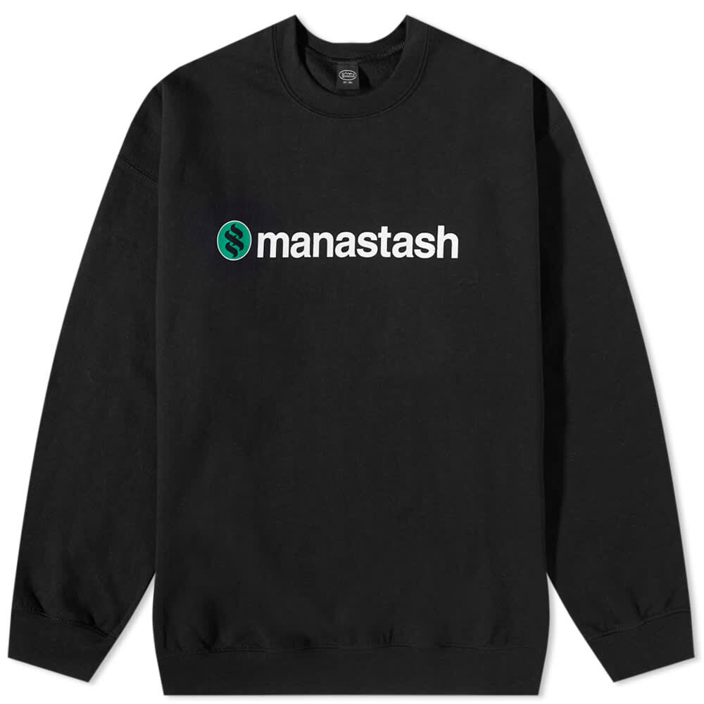 

Толстовка Manastash Stack Logo Crew Sweat, Черный