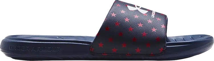 

Сандалии Under Armour Ansa Graphic Slide Academy Red, синий