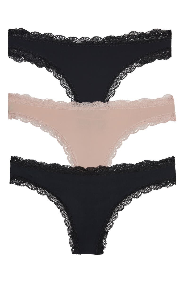 

Комплект из 3 стрингов Aiden HONEYDEW INTIMATES, черный