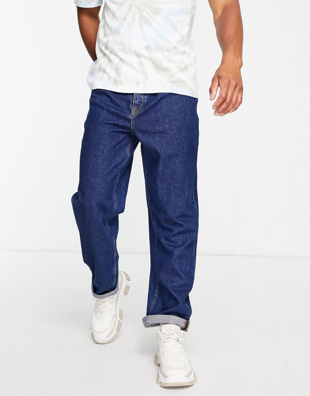

Темно-синие джинсы ASOS DESIGN
