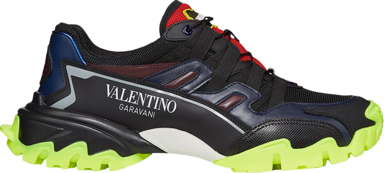 Кроссовки Valentino Climbers Trainer Black, черный цена и фото