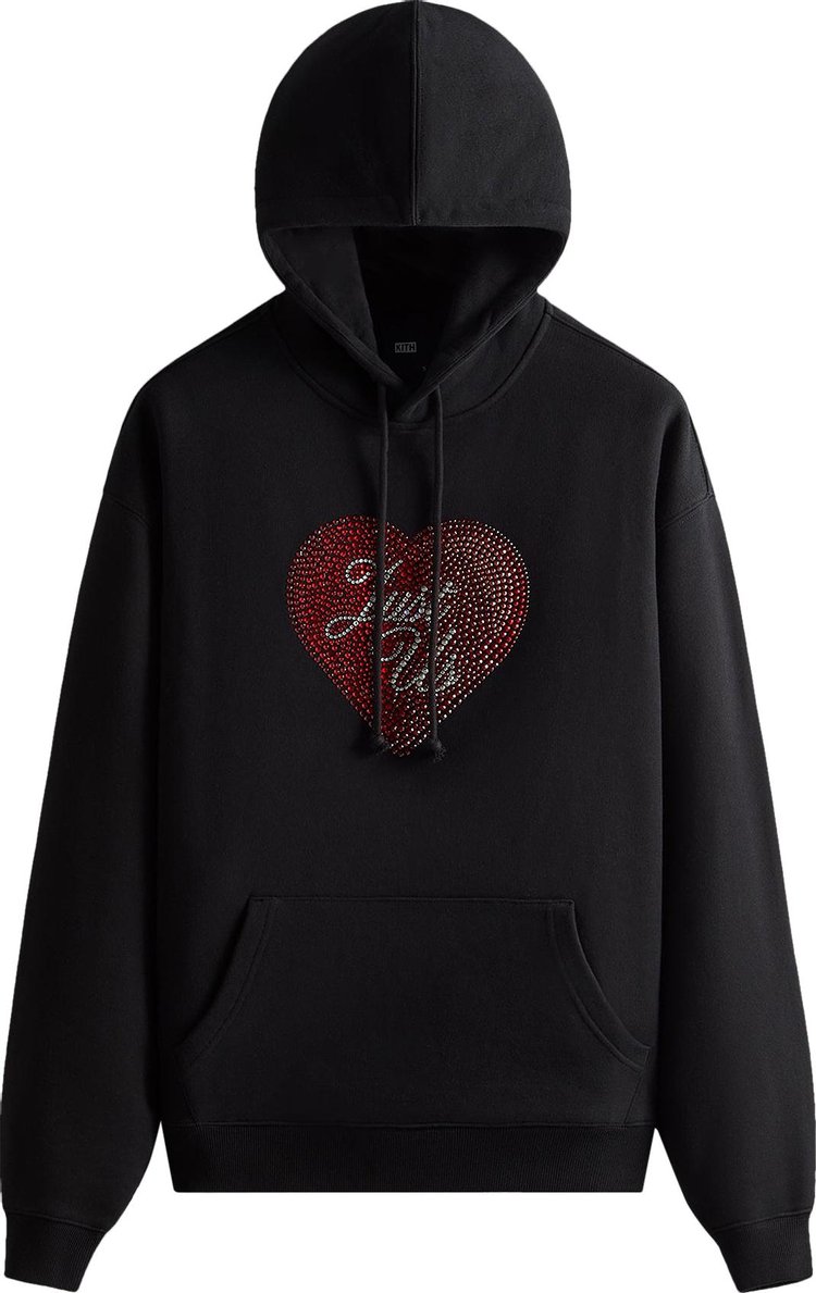 Худи Kith Just Us Hoodie With Swarovski® Crystals 'Black', черный - фото