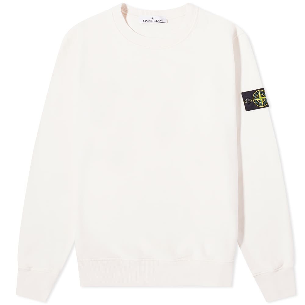 

Толстовка Stone Island Brushed Cotton Crew Neck Sweat, Белый