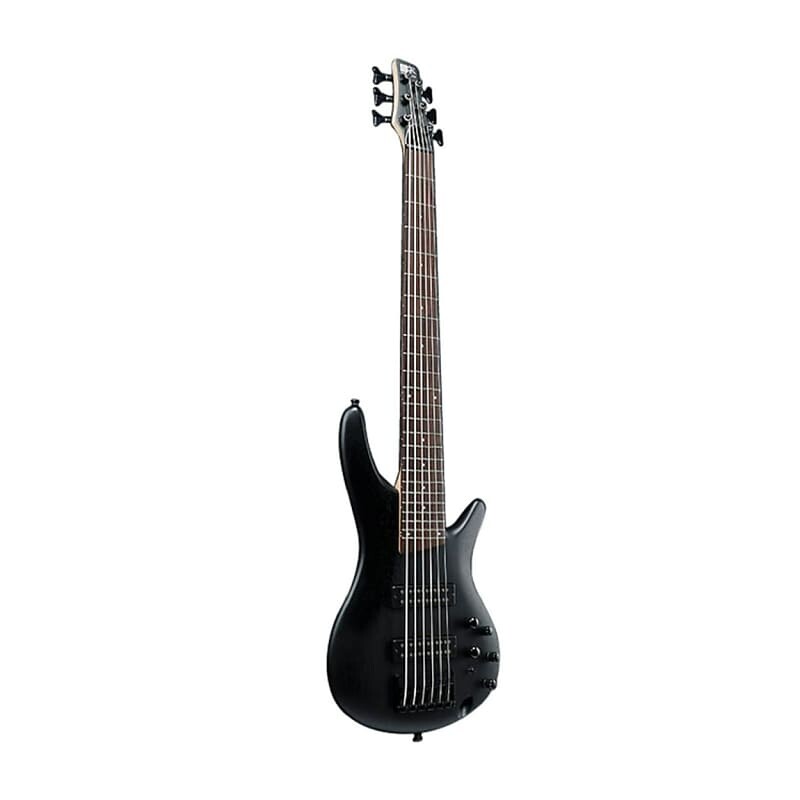 

Стандартная 6-струнная электрическая бас-гитара Ibanez SR (черный цвет) Ibanez SR Standard 6-String Electric Bass (Weathered Black)