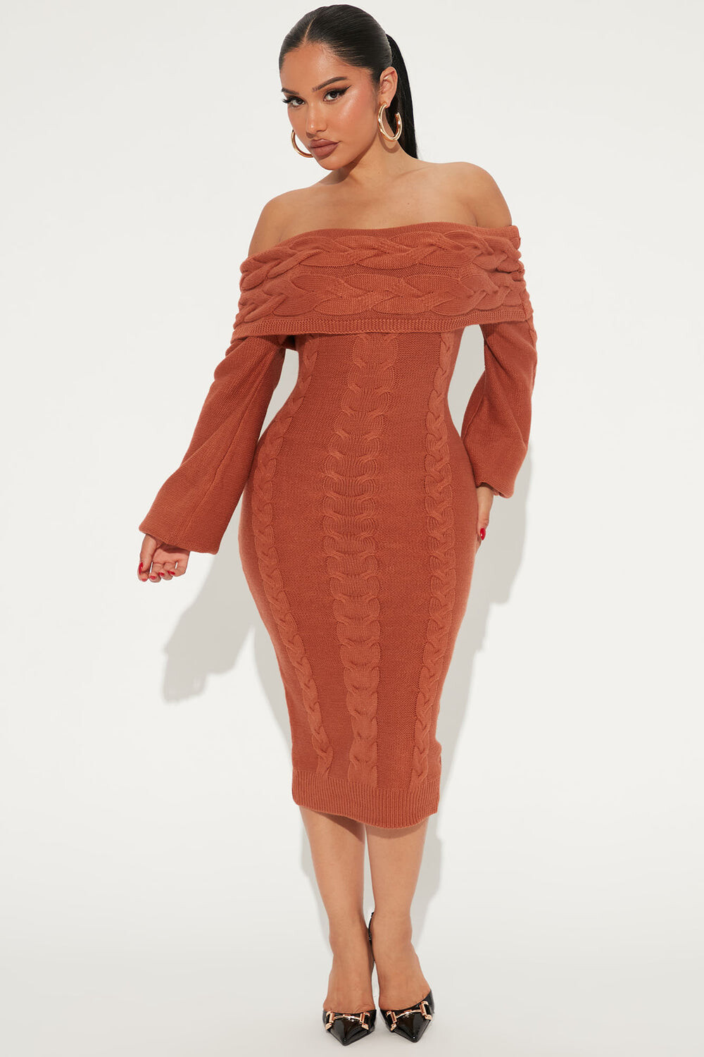 

Свитер Fashion Nova 42132, коньяк