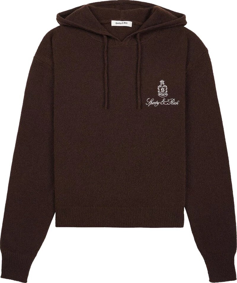 

Толстовка Sporty & Rich Vendome Cashmere, темно-коричневый