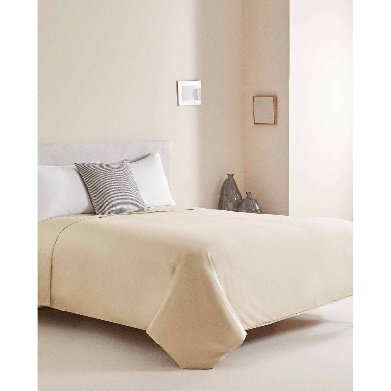 

Пододеяльник Zara Home 180 Thread Count) Cotton Percale Duvet, бежевый