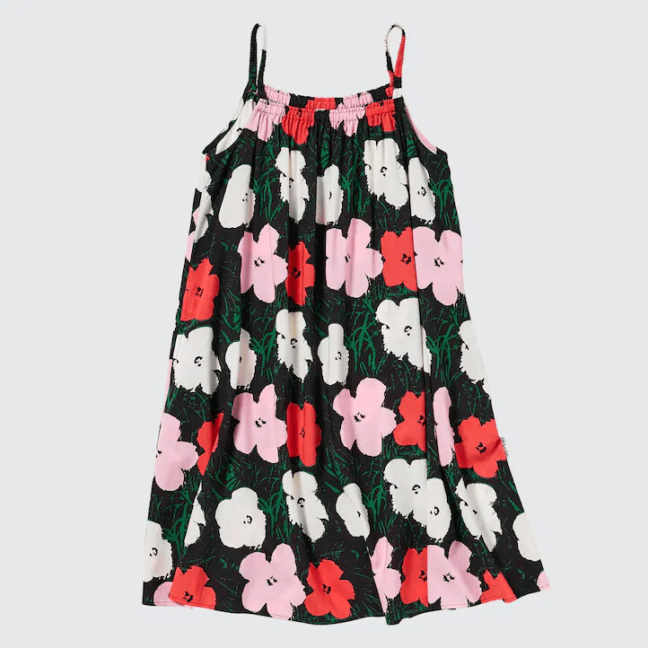 

Платье Uniqlo UT Andy Warhol Flowers Collection, розовый