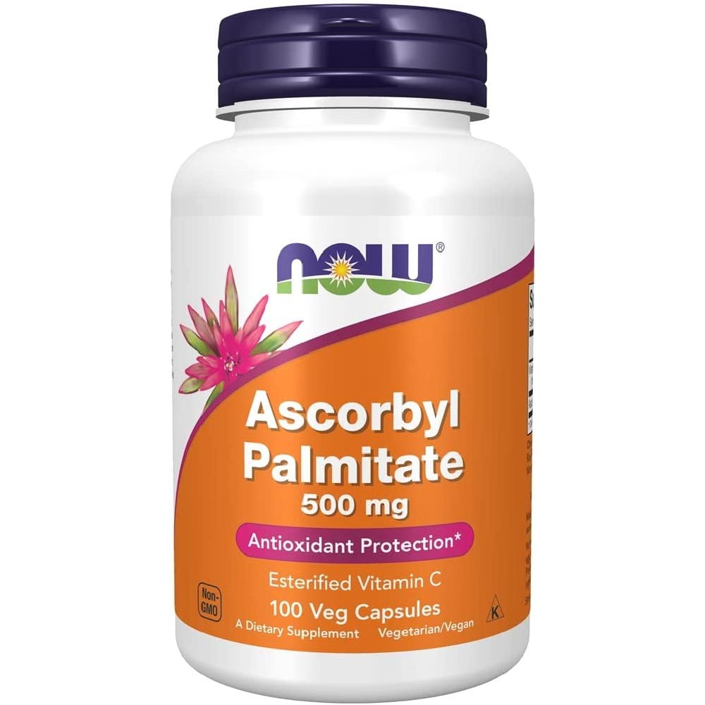 Витамин С Now Foods Ascorbyl Palmitate, 500 мг, 100 капсул now foods витамин b6 100 мг 100 капсул
