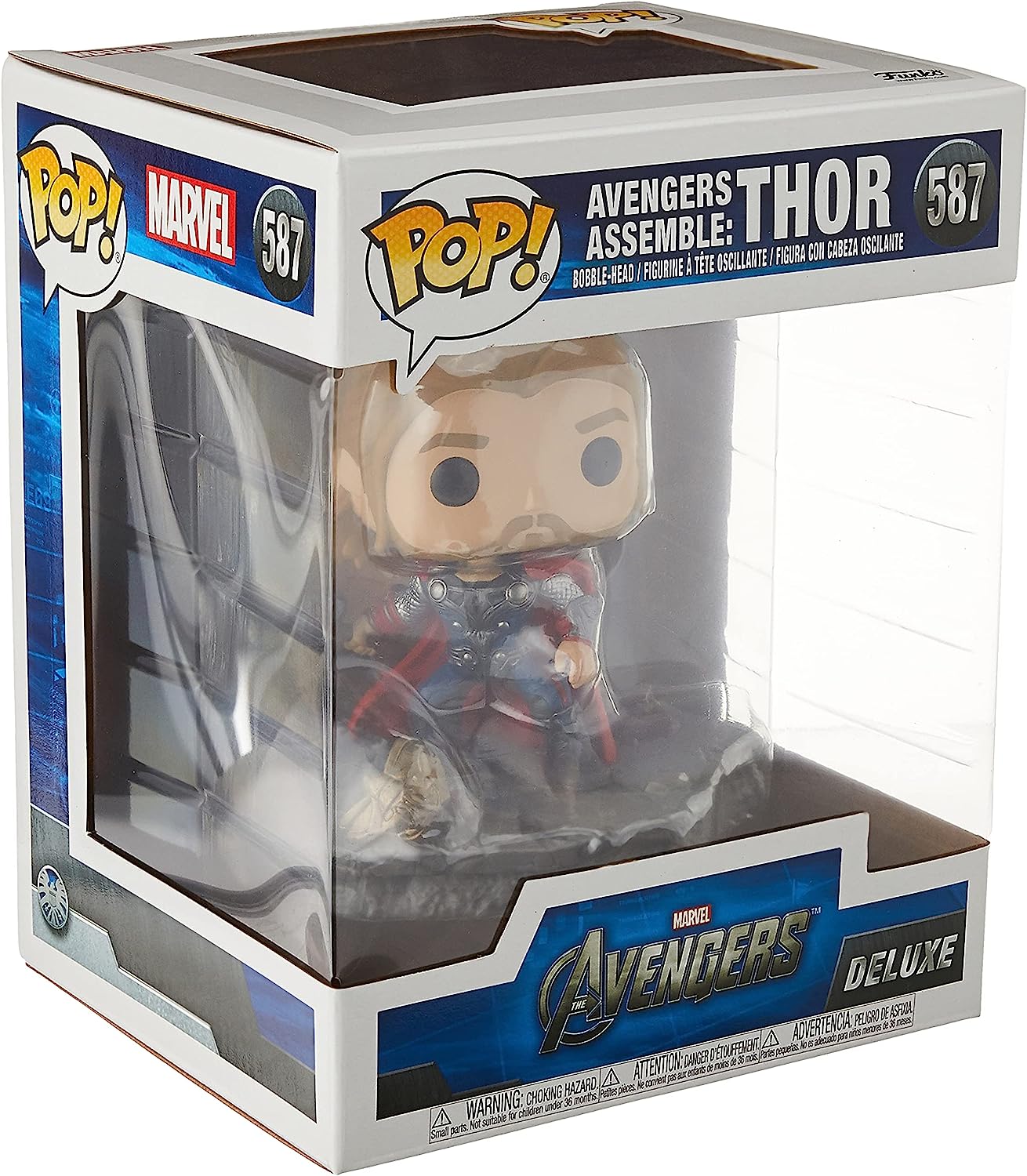 Фигурка Funko Pop! Deluxe Marvel: Avengers Assemble Series - Thor коллекционная фигурка тора из комиксов marvel 16 см plexido