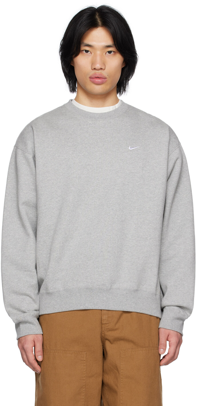 

Мужская толстовка Nike Solo Swoosh, серый