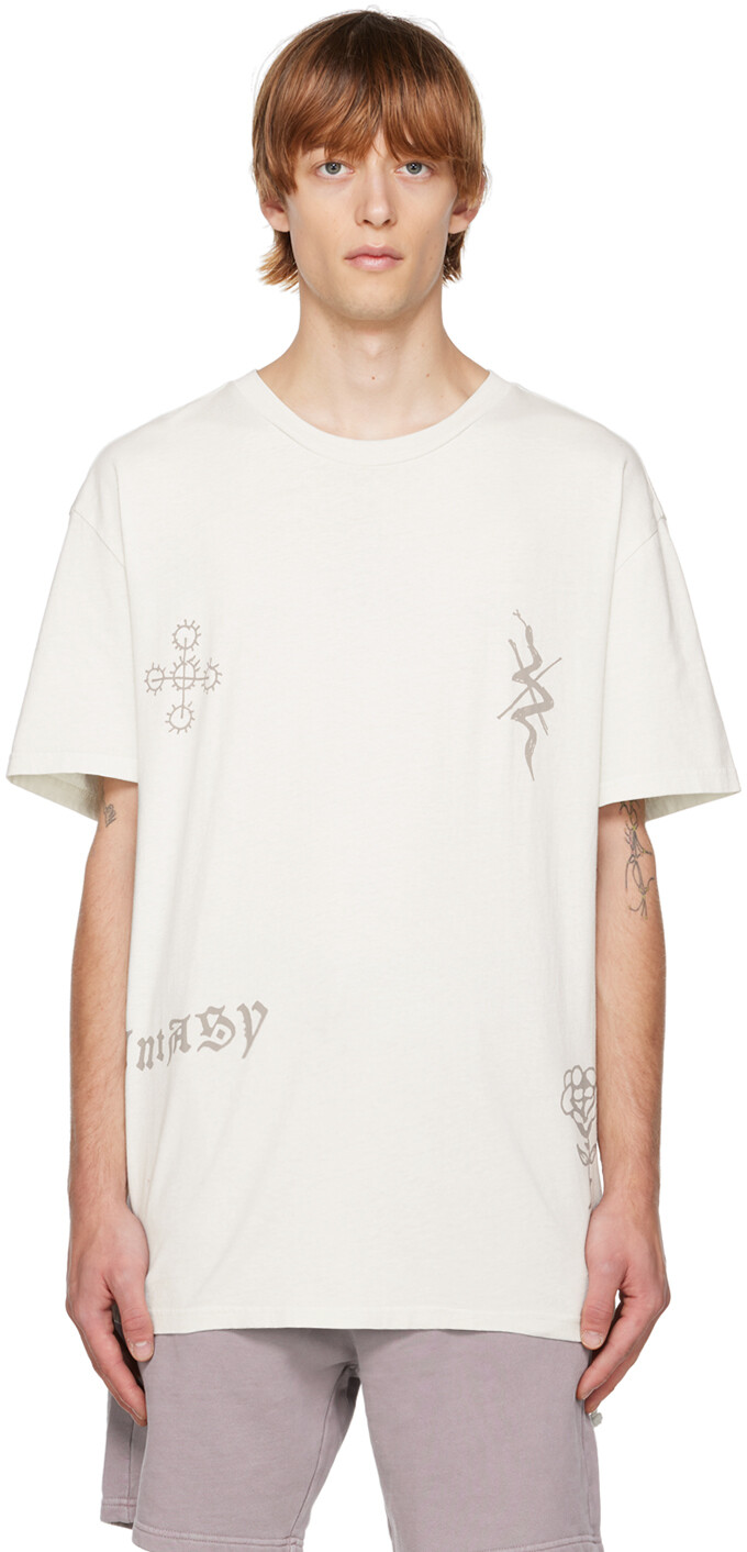 

Серая футболка Stick and Poke Ksubi