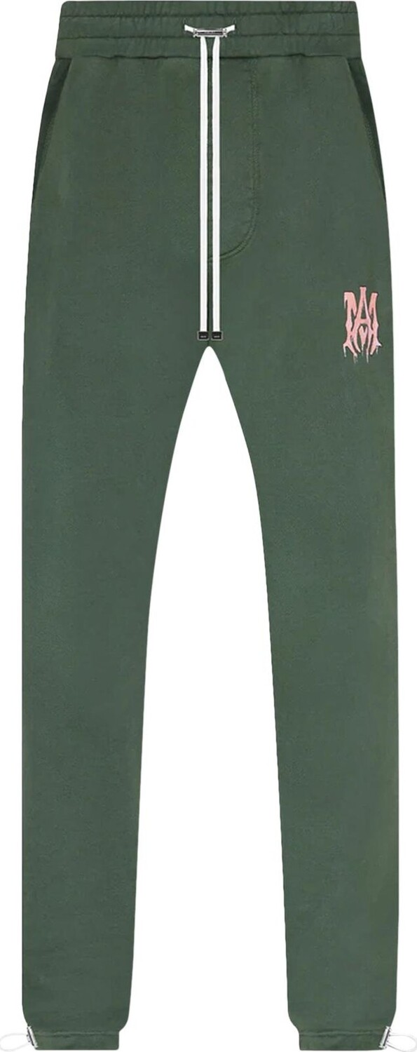 

Спортивные брюки Amiri Watercolor MA Sweatpant 'Green/Peach', зеленый