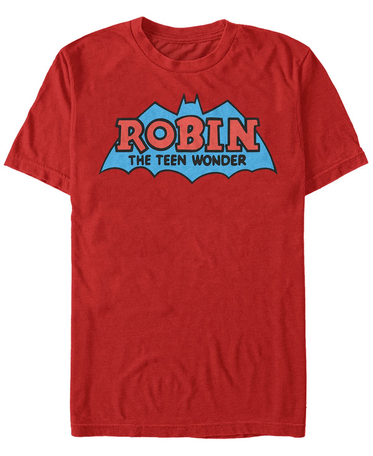 Мужская футболка dc с логотипом batman robin the teen wonder с коротким рукавом Fifth Sun, красный мужская футболка dc batman gotham guardian с коротким рукавом fifth sun черный