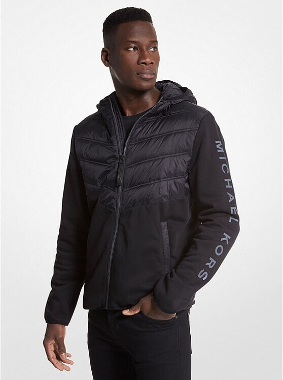 

Куртка Michael Kors Hailfax Knit Zip-Up, чёрный, Черный