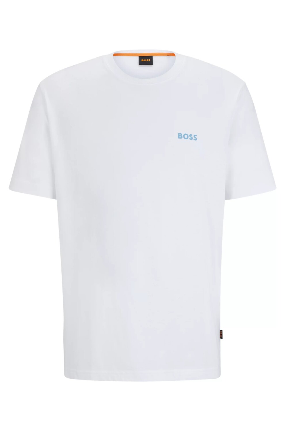 

Футболка Boss Cotton-jersey With Decorative Reflective Artwork, белый