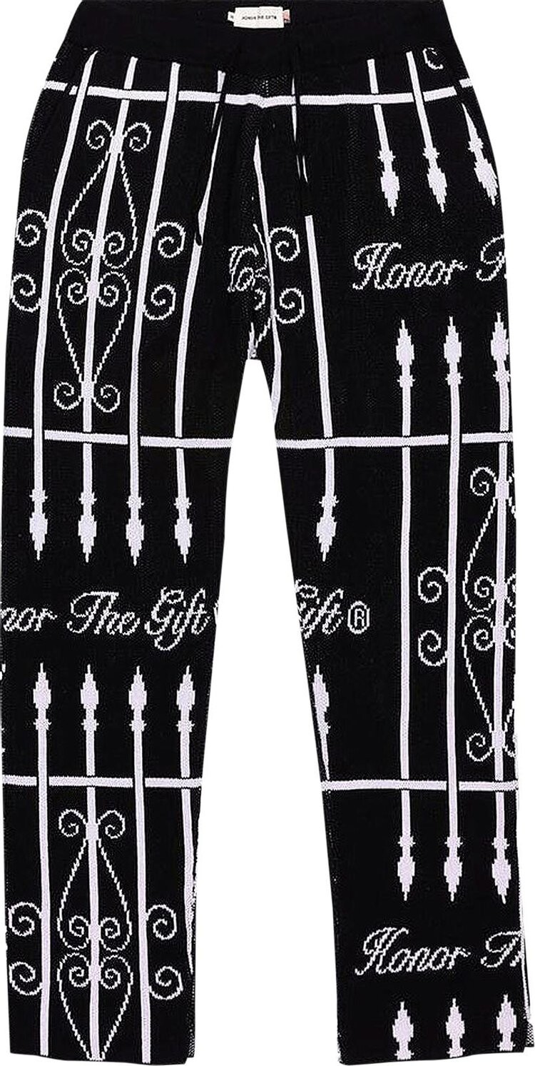 

Брюки Honor The Gift Neighborhood Knit Pants 'Black', черный