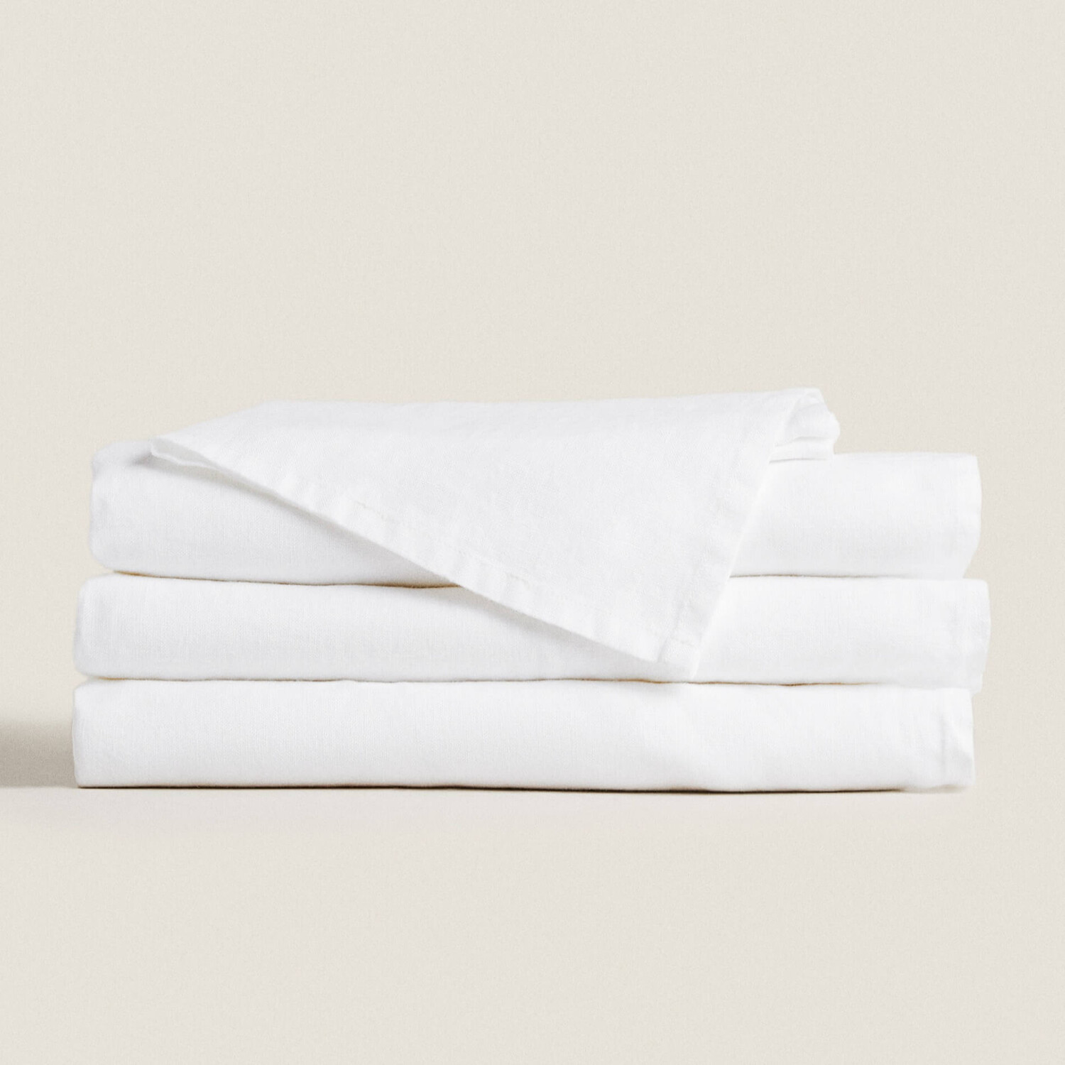 

Льняная скатерть Zara Home Washed, белый