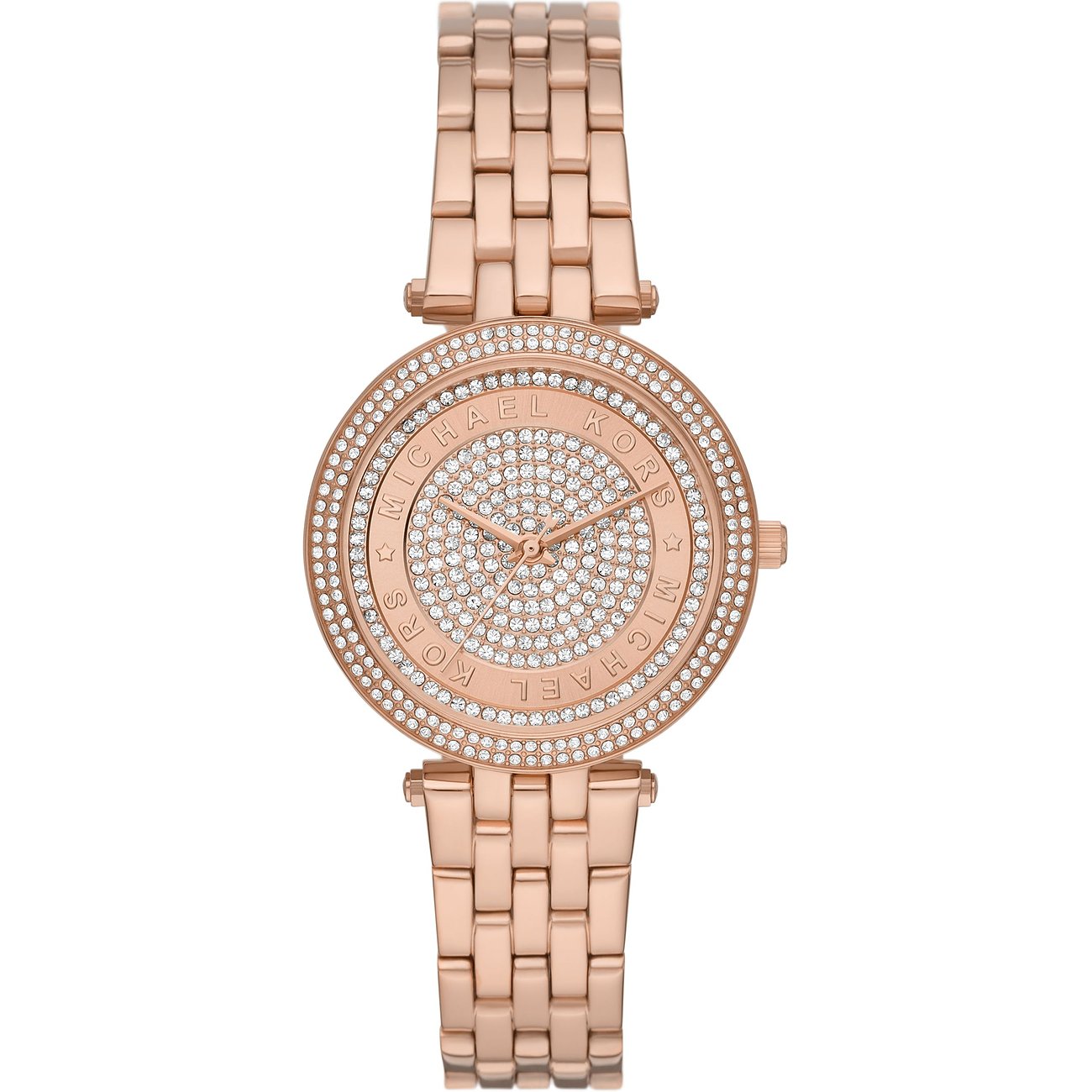 Часы наручные Michael Kors Mini Darci Pavé Rose Gold-Tone, розовый наручные часы michael kors darci mk3738