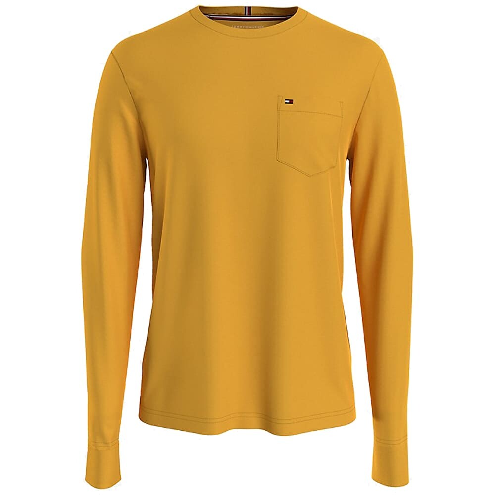 

Лонгслив Tommy Hilfiger Essential, желтый