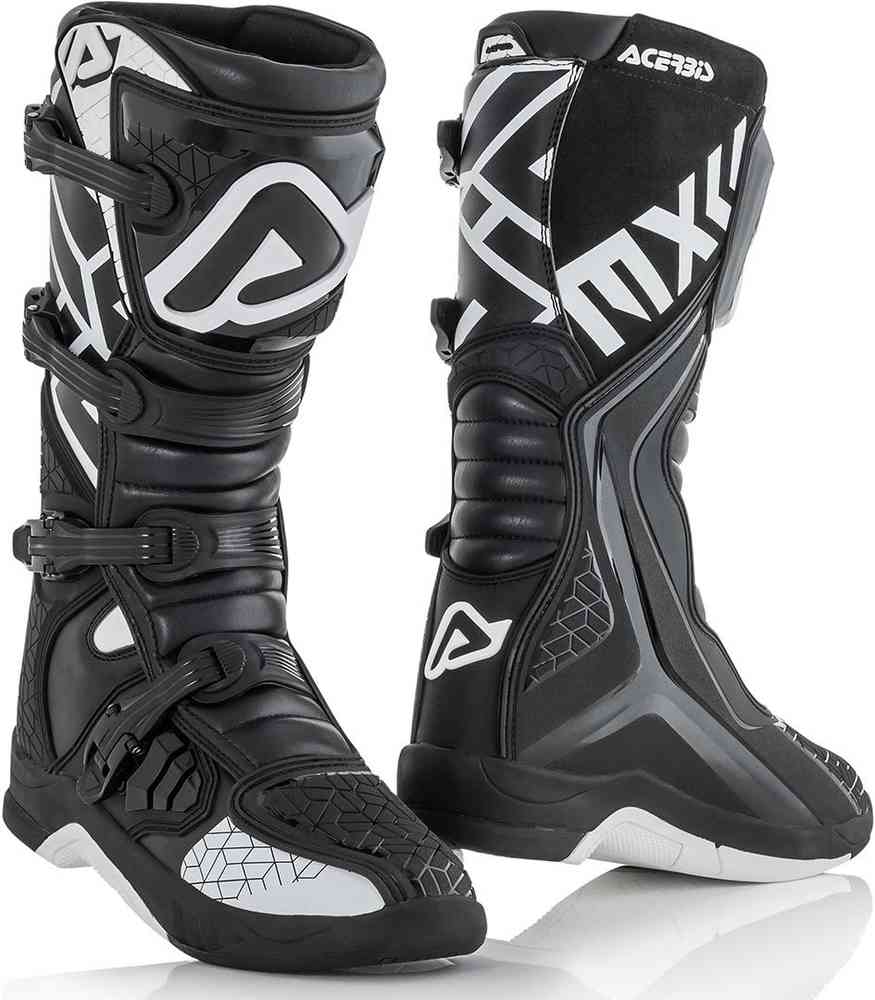 Ботинки для мотокросса X-Team Acerbis, черно-белый