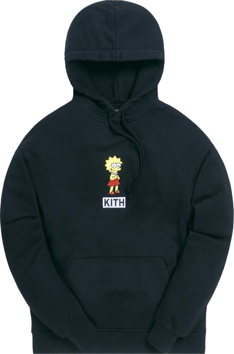 Худи Kith For The Simpsons Lisa Logo Hoodie 'Black', черный - фото