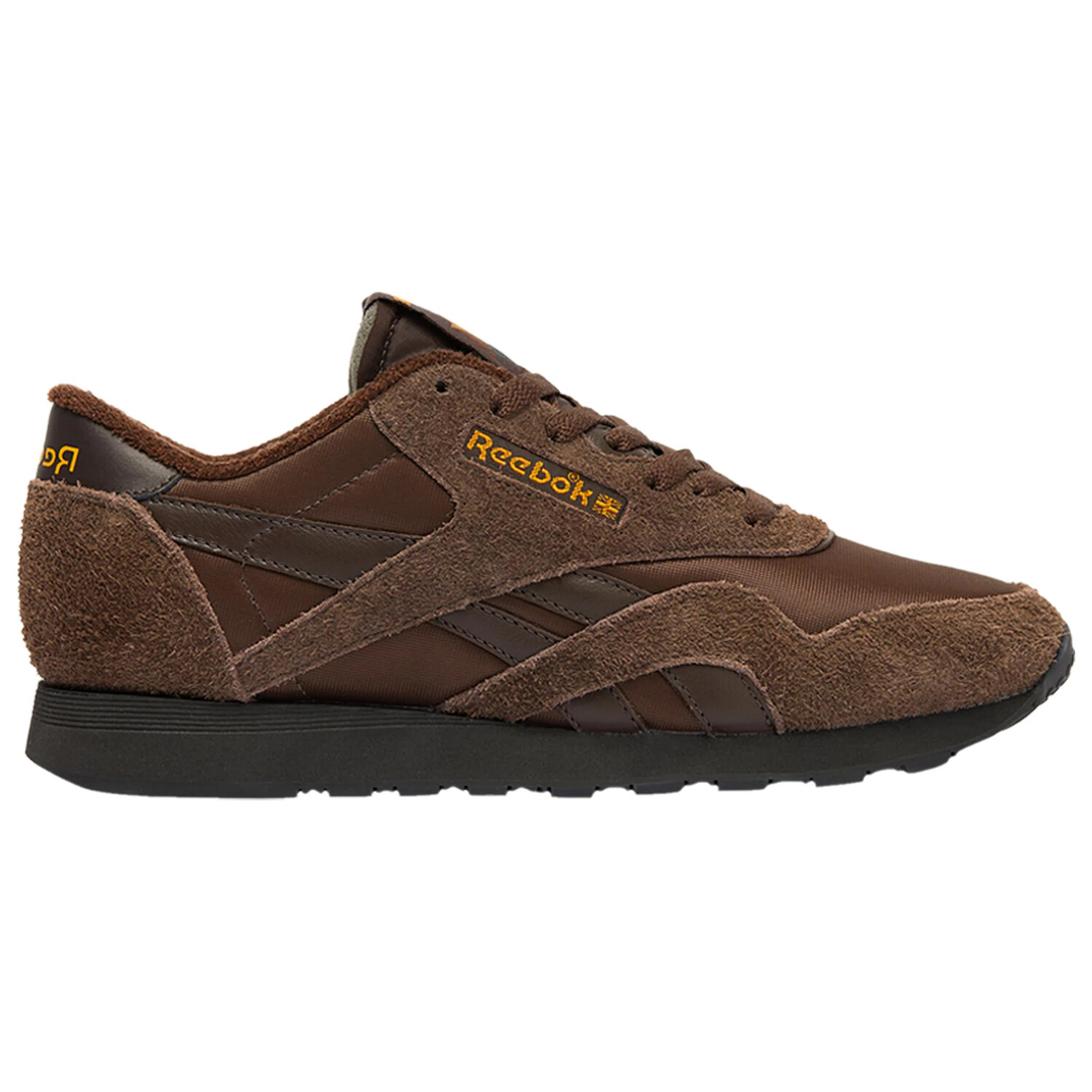 

Кроссовки classic nylon 'brown pack' size exclusive Reebok, коричневый