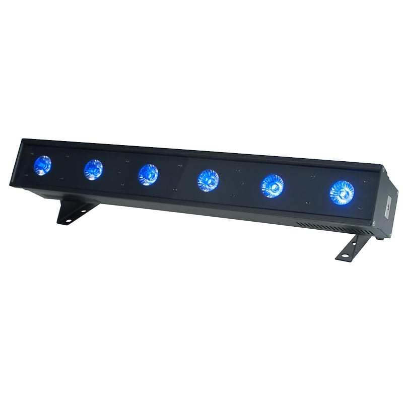 цена Американский диджей ULTRAHEXBAR6 6x 10-ваттный светодиодный линейный светильник RGBAUV HEX American DJ American DJ ULTRAHEXBAR6 6x 10-Watt RGBAUV HEX LED Linear Fixture