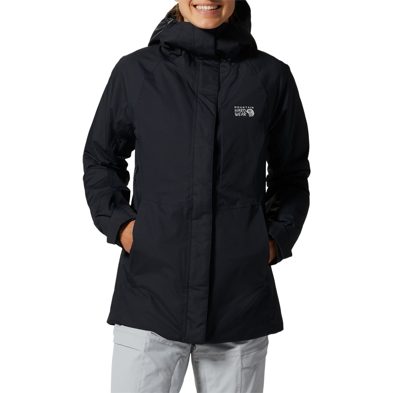 Куртка Mountain Hardwear FireFall/2 утепленная, черный куртка утепленная zara черный