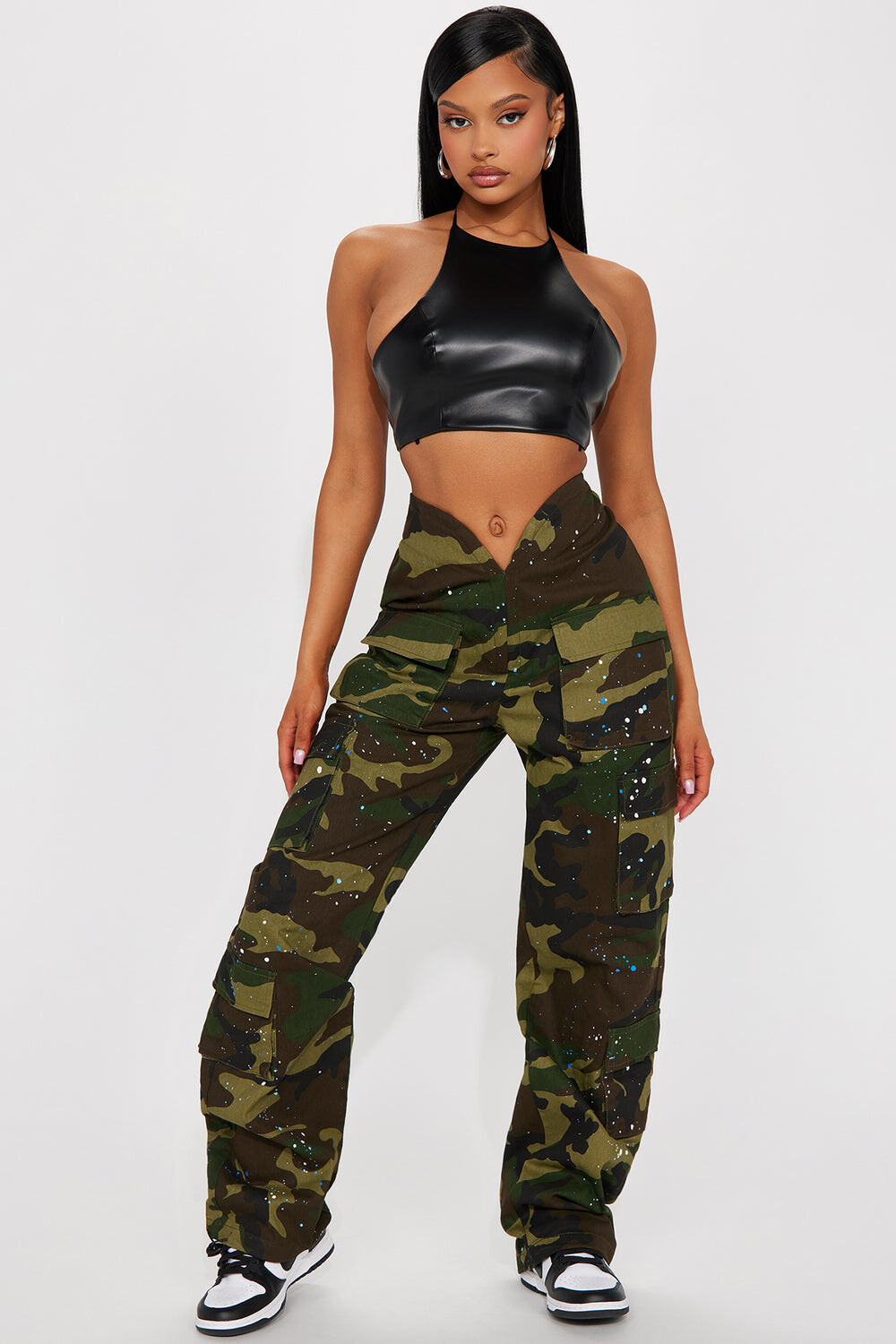 

Брюки карго Fashion Nova SK1261FN, оливковый