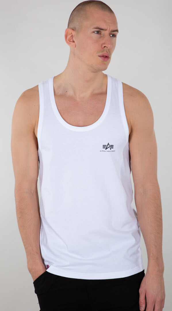 

Майка Alpha Industries Basic BB SL, белая
