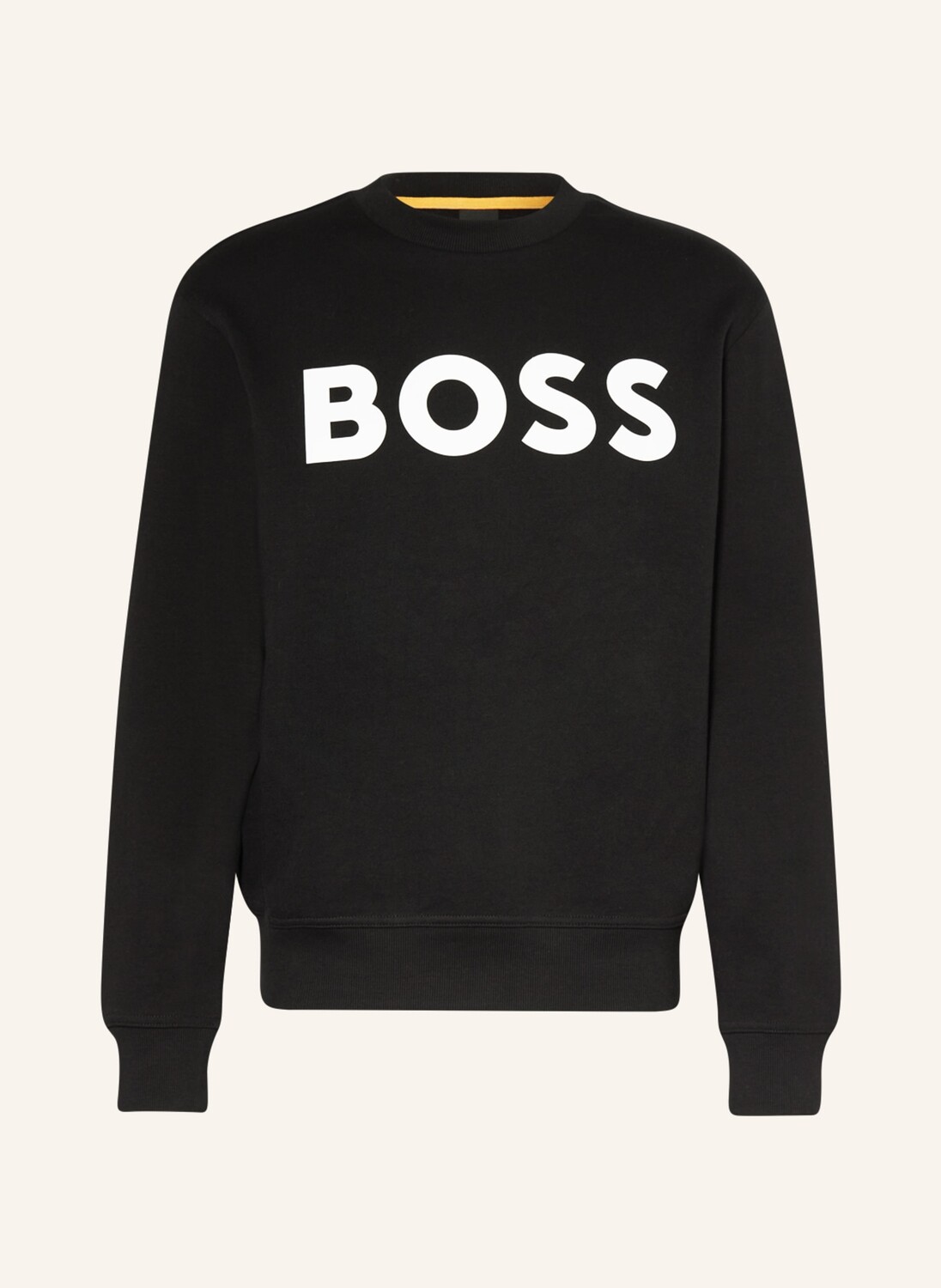 

Толстовка BOSS WEBASICCREW, черный