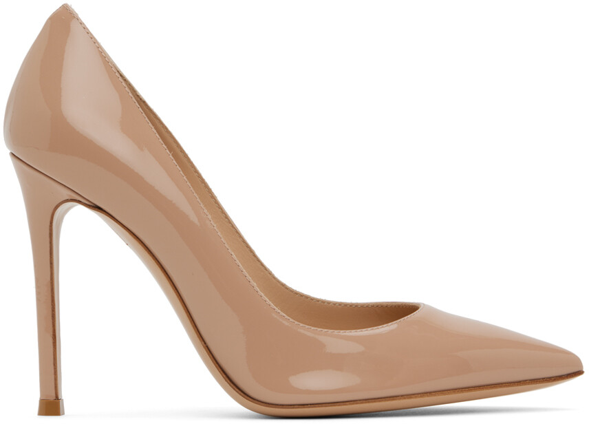 

Туфли на каблуке 105 Gianvito бежевого цвета Gianvito Rossi, Бежевый;коричневый