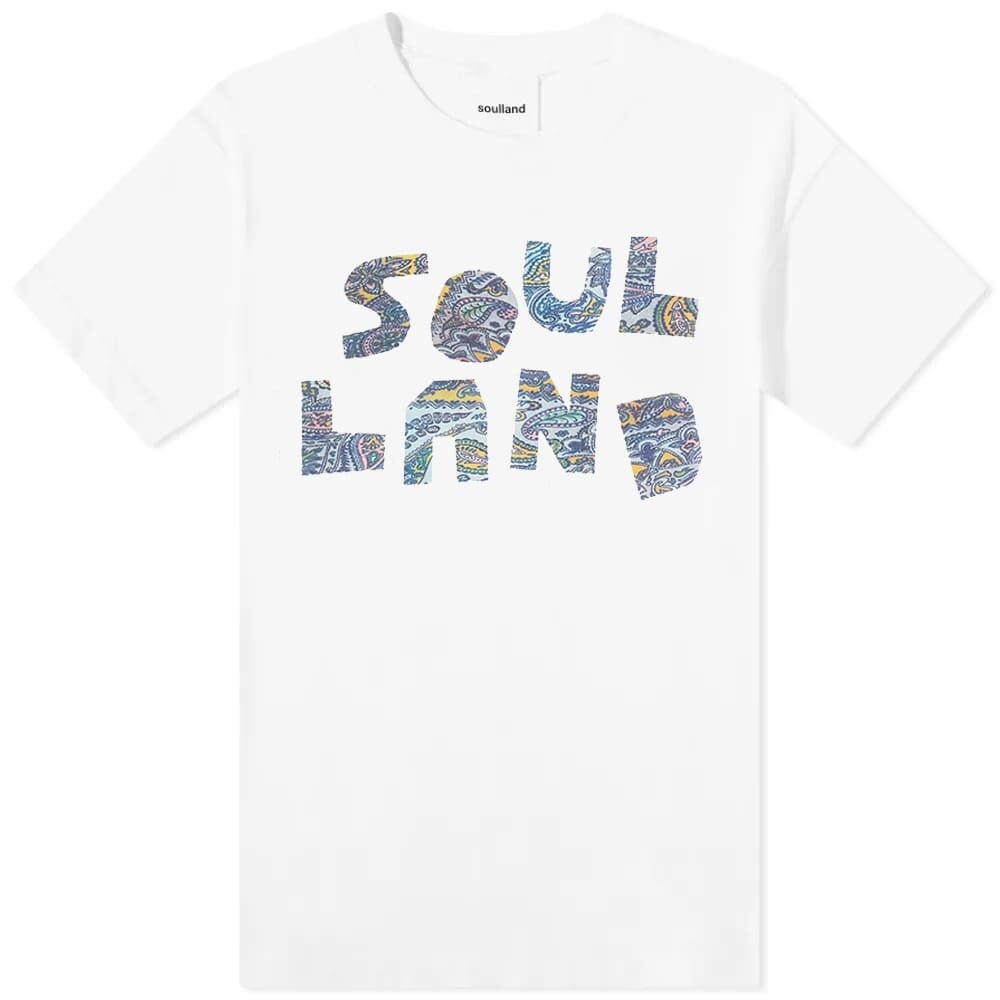 

Футболка Soulland Paisley Logo Tee, Белый