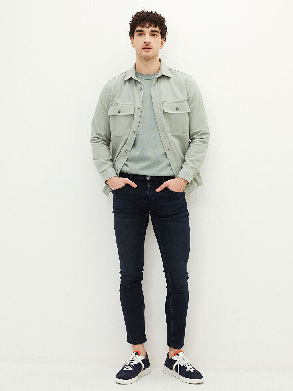 

Мужские джинсовые брюки 750 Slim Fit LCW Jeans