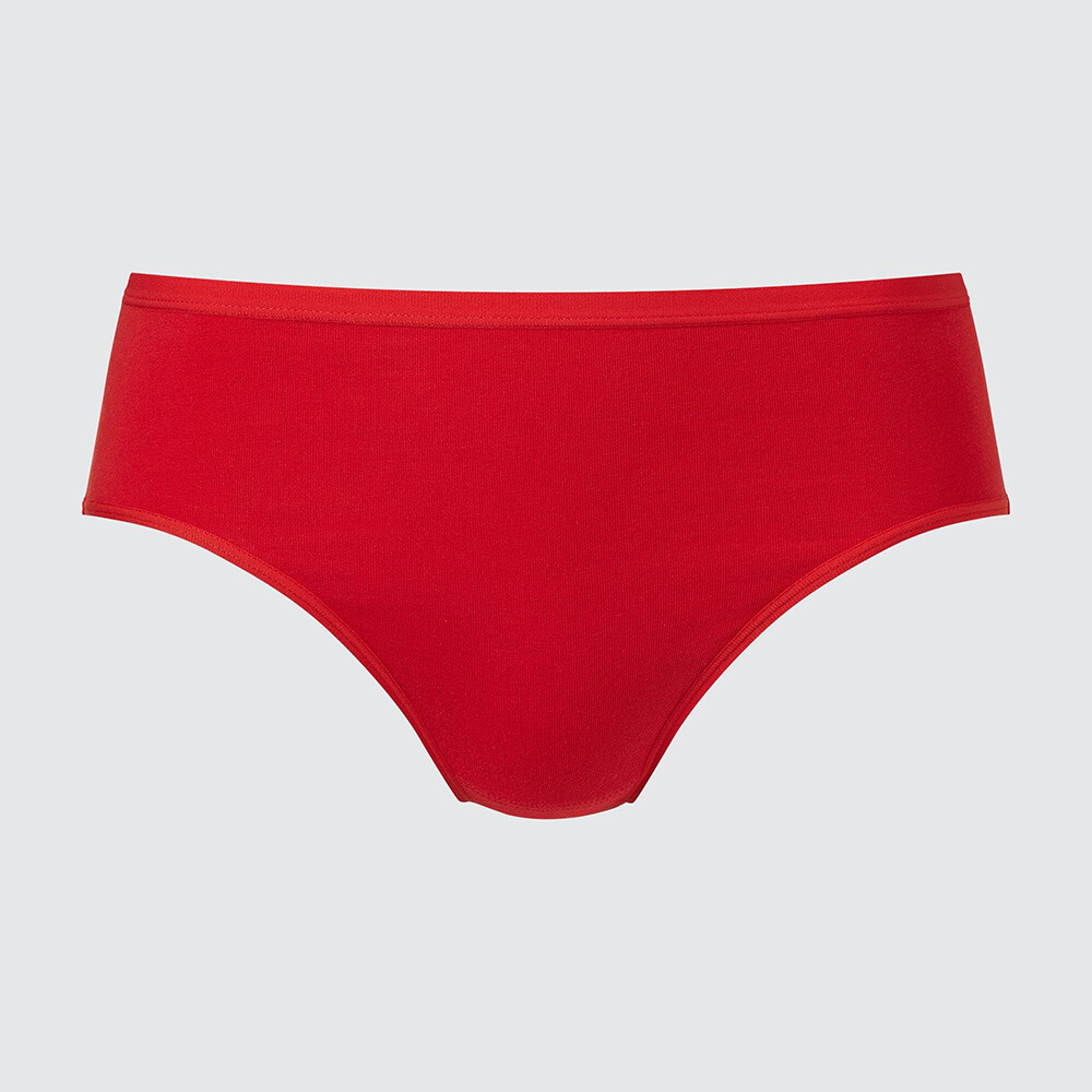 

Женские трусы Uniqlo однотонные, коралловый/красный