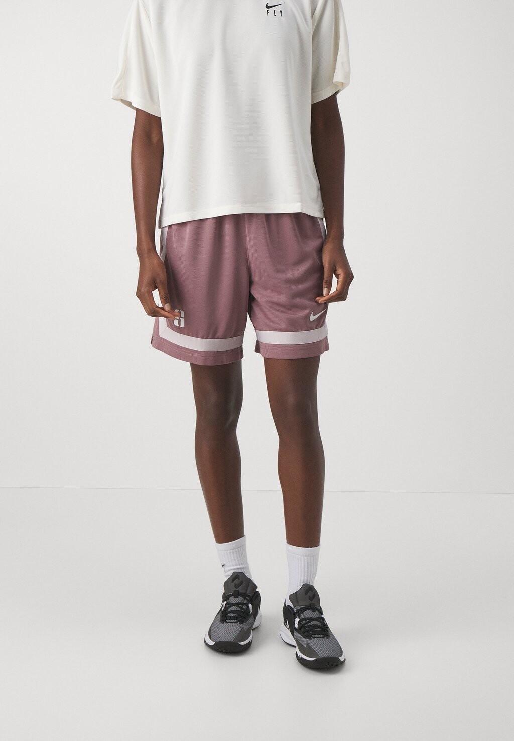 

Спортивные шорты SABRINA SHORT Nike, цвет smokey mauve/summit white
