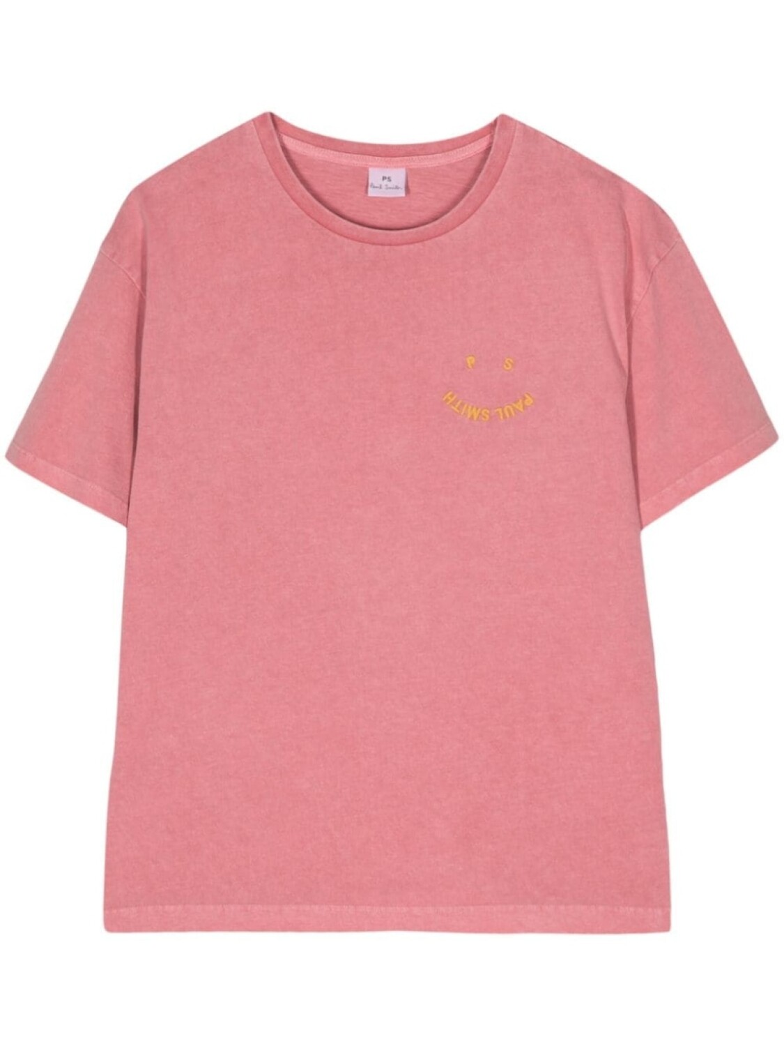 

PS Paul Smith футболка из органического хлопка с вышитым логотипом, розовый