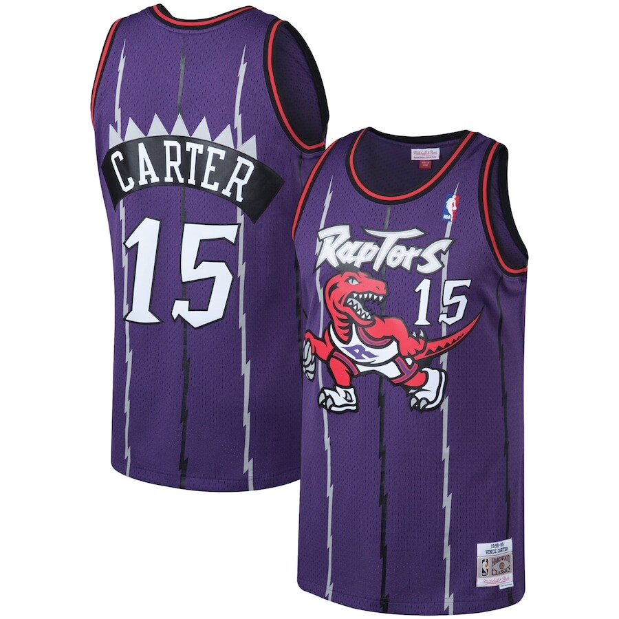 

Джерси Mitchell & Ness Toronto Raptors, фиолетовый