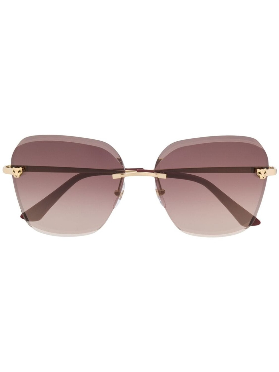 

Cartier Eyewear солнцезащитные очки Panthère de Cartier, золотой