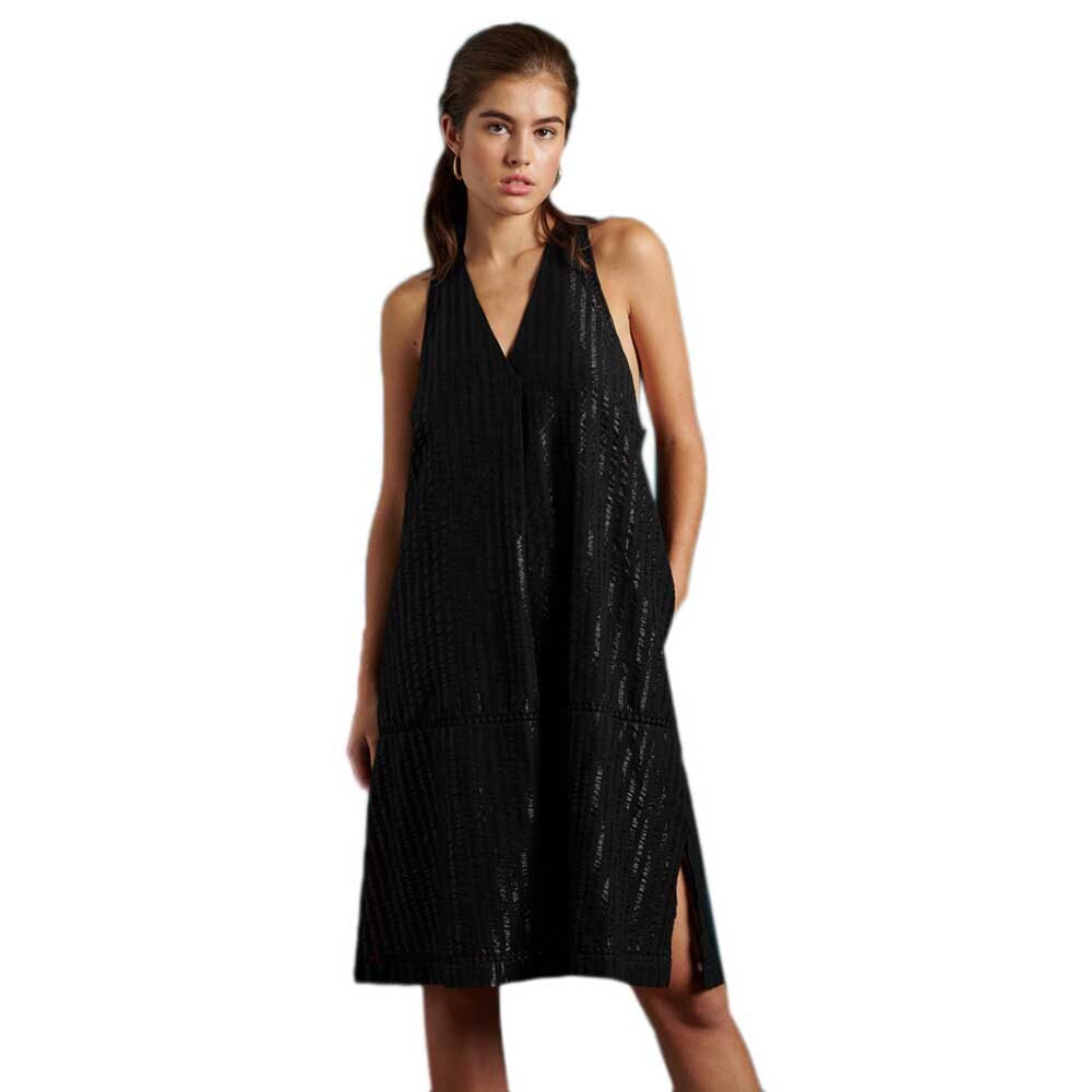 

Платье Superdry Dry Metallic Shift, черный