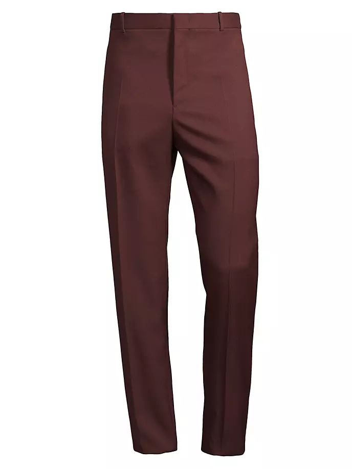 

Брюки-габардин-зауженные Jil Sander, цвет dark brown