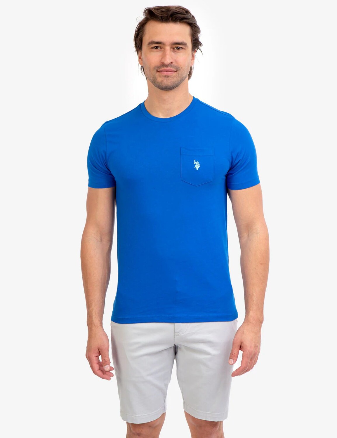 

Футболка с карманом U.S. Polo Assn., синий